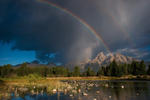 09. Doppelter Regenbogen über der Teton Range, Grand Teton NP