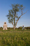 23. New York Infantry Memorial & Spaziergänger, Gettysburg