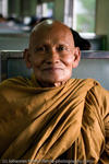 Bhuddist Monk on the Train to Sukhothai, Thailand, 2007